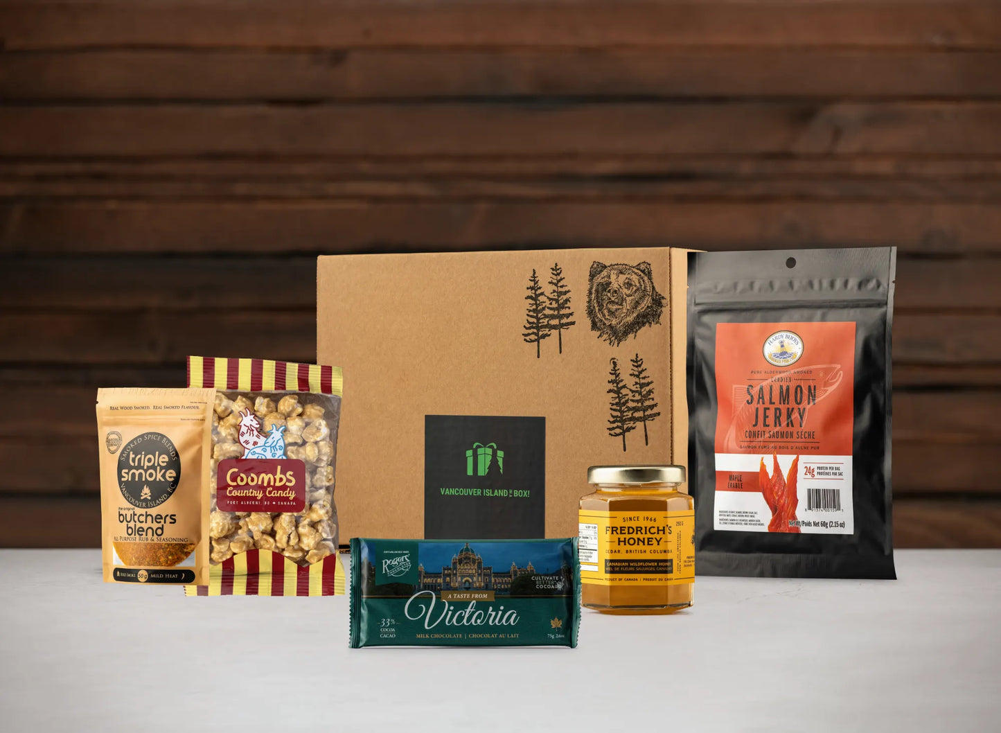 Vancouver Island 5 item gift basket