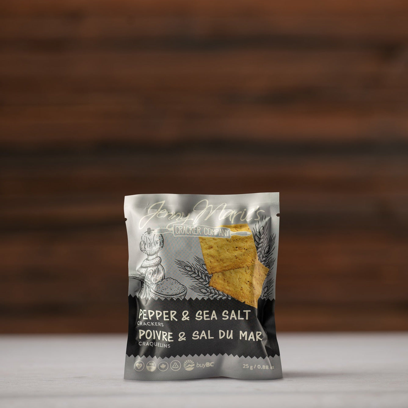 JENNY MARIE, PEPPER & SEA SALT CRACKERS
