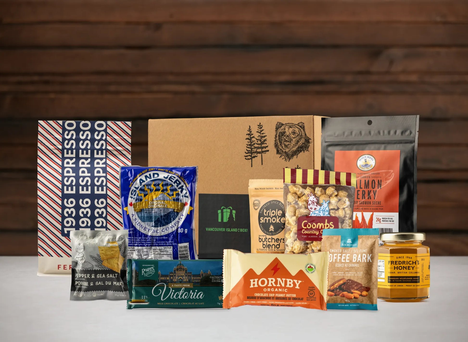 Vancouver Island 10-item gift basket