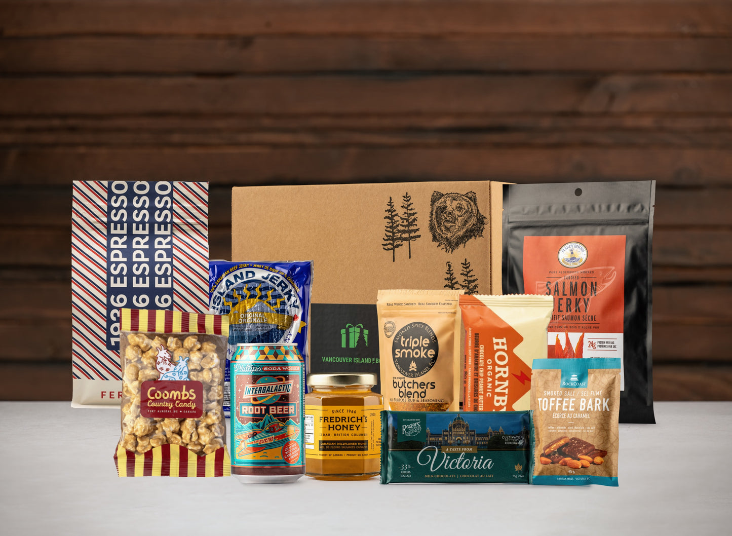 Vancouver Island 10-item gift basket