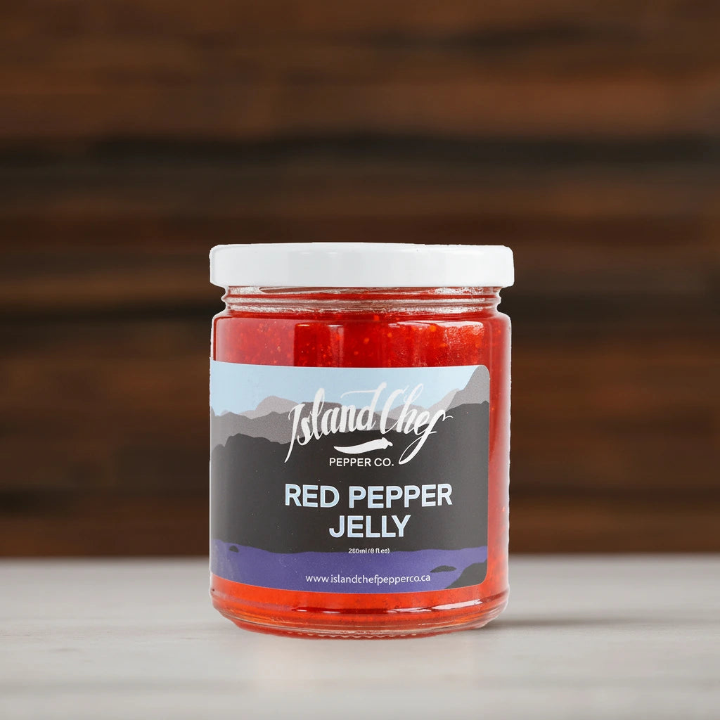RED PEPPER JELLY, ISLAND CHEF PEPPER CO