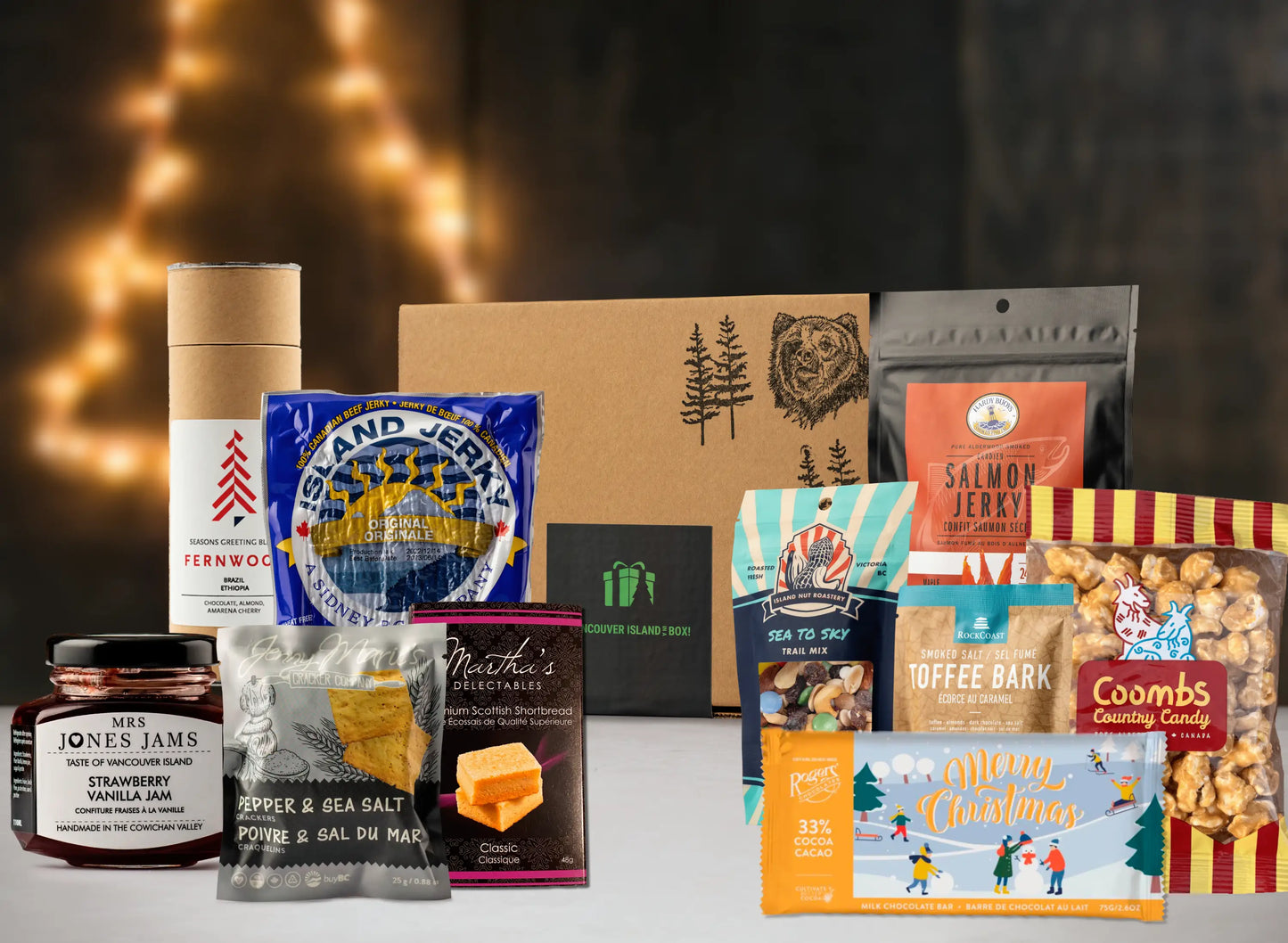 Medium local Christmas gift box