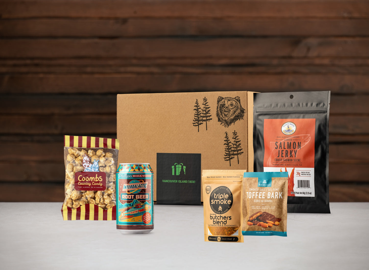 Vancouver Island 5 item gift basket