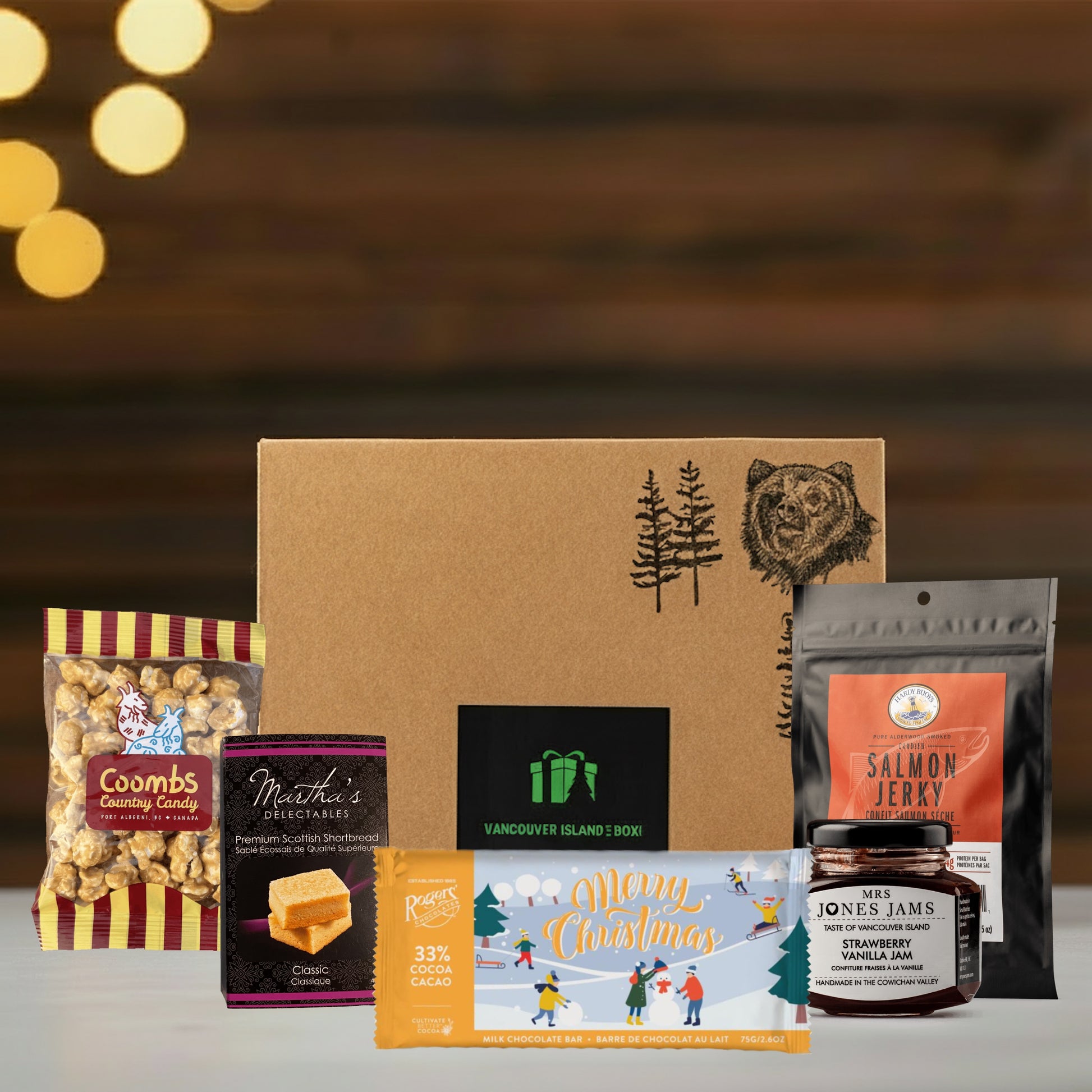 Vancouver Island Christmas gift basket
